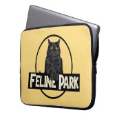 Feline Park Laptopschutzhülle (Vorderseite Links)