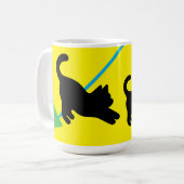 Feline Pop Art Classic Mug Kaffeetasse (Vorderseite Links)