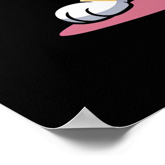 Feline Positivity Mantra Poster (Ecke)