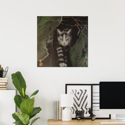 Feline Poster (Heimbüro)