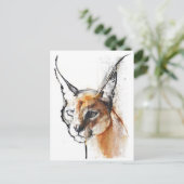 Feline Postkarte (Stehend Vorderseite)