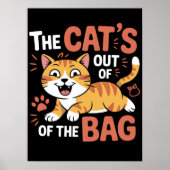 Feline Reveal: Aus der Tasche Poster (Vorne)