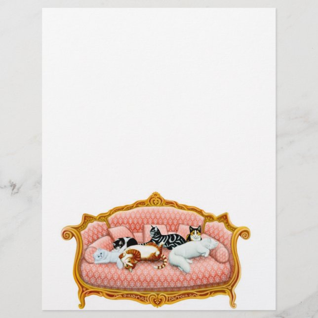 Feline Royalty Letterhead (Vorderseite)