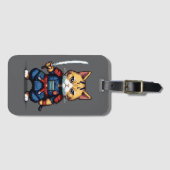 Feline Samurai Warrior Gepäckanhänger (Vorderseite (Horizontal))