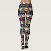 Feline Samurai Warrior Leggings (Rückseite)