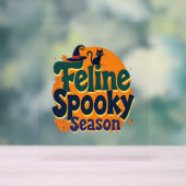 Feline Spooky Season Acrylschild (Neutral)