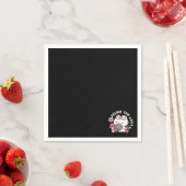 Feline the Liebe - Niedliches Katzen-Design von Va Serviette (Beispiel)