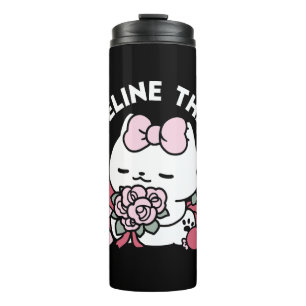 Feline the Liebe - Niedliches Katzen-Design von Va Thermosbecher