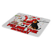 Feline the Noise: Santa’s Musical Mayhem Schneidebrett (Ecke)