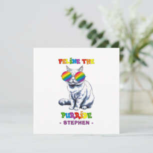 Feline The Purride - Cooler Stolz Katze LGBTQ