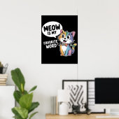 Feline Vocal Preference Poster (Heimbüro)