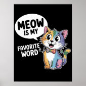 Feline Vocal Preference Poster (Vorne)