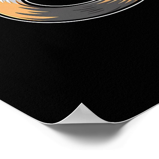 Feline Weekend Enthusiasmus Poster (Ecke)