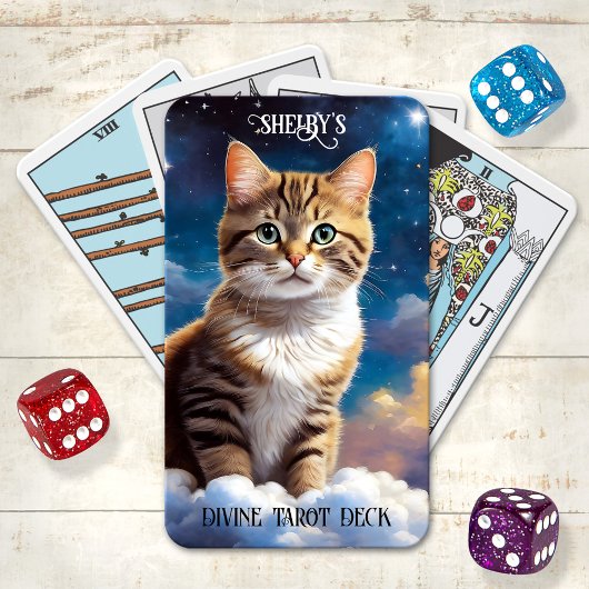 Feline Wisdom Divine Cat Tarot Card Deck Spielkarten
