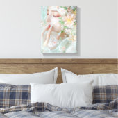 Feline Woman - Stilvolle digitale Kunst Leinwanddruck (Insitu (Schlafzimmer))