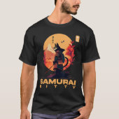 Feline Wonders The Rise of Samurai Kitty T-Shirt (Vorderseite)