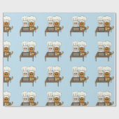 Feline Xmas Cookies Geschenkpapier (Flach)