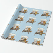 Feline Xmas Cookies Geschenkpapier (Ungerollt)