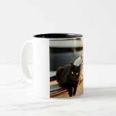 Feline Yacht Life Tasse (Vorderseite Links)