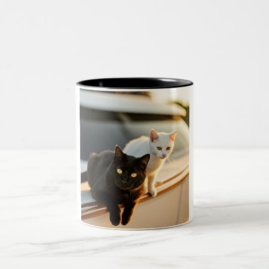 Feline Yacht Life Tasse (Mittel)