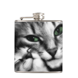 Feline Zuneigung Flachmann