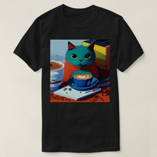 FelineFueled Art 19 T-Shirt (Design vorne)