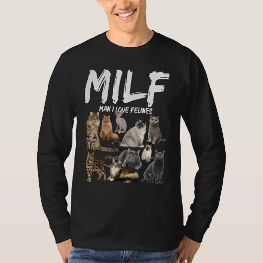 Felines Cat Vintag 1 T-Shirt (Vorderseite)