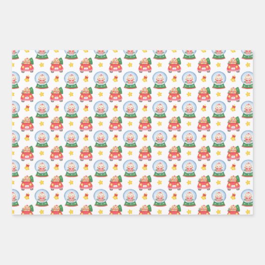 Felines Festivals Cat Themenweihnachtsfest Geschenkpapier Set (Vorderseite 2)