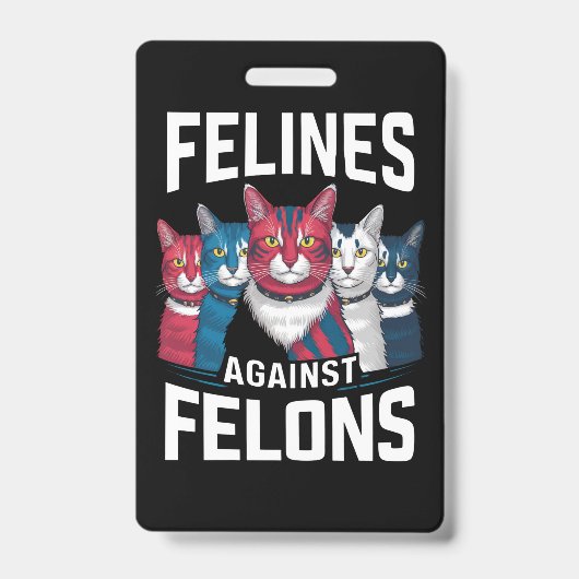 Felines gegen Felsen Ausweis (Vorderseite)