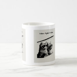Felines gegen Felsen Kaffeetasse