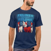 Felines gegen Felsen Sticker T-Shirt (Vorderseite)