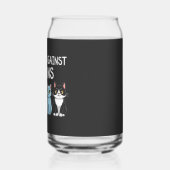 Felines gegen Felsen Trump Harris Election Cat Dosenglas (Links)