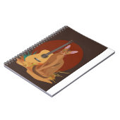 Felines Notizbuch des Herbstes Notizblock (Linke Seite)