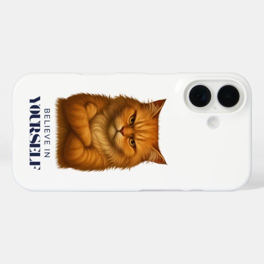 Felines Vertrauen Case-Mate iPhone Hülle (Rückseite (Horizontal))