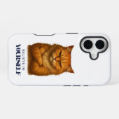 Felines Vertrauen iPhone 16 Hülle (Rückseite (Horizontal))
