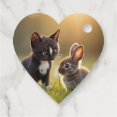 Felini & Fluffy: Eine Ostergeschichte von zwei Fre Geschenkanhänger (Rückseite)