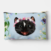 Felini the Cat - Spring Blossom Crown Süsse Zubehörtasche (Rückseite)
