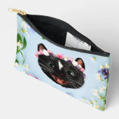 Felini the Cat - Spring Blossom Crown Süsse Zubehörtasche (Offen)