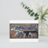 Felinos de Costa Rica - Große Katzen Postkarte (Stehend Vorderseite)