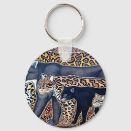 Felinos de Costa Rica - Große Katzen Schlüsselanhänger