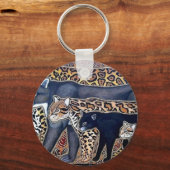 Felinos de Costa Rica - Große Katzen Schlüsselanhänger (Vorderseite)