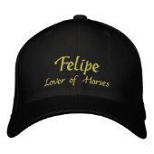 Felipe Name Cap / Hat Bestickte Baseballkappe (Vorderseite)