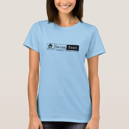 Felisa - kurze Hülsen-Feuer-Flieder L T-Shirt (Vorderseite)