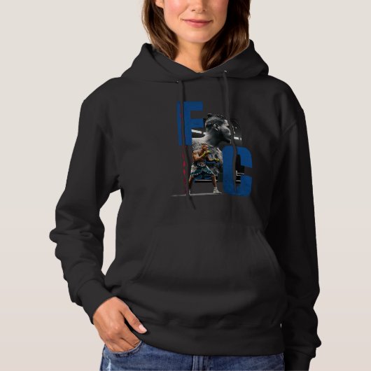 Felix Chavez FC blau Hoodie (Vorderseite)