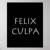 Felix culpa poster (Vorne)