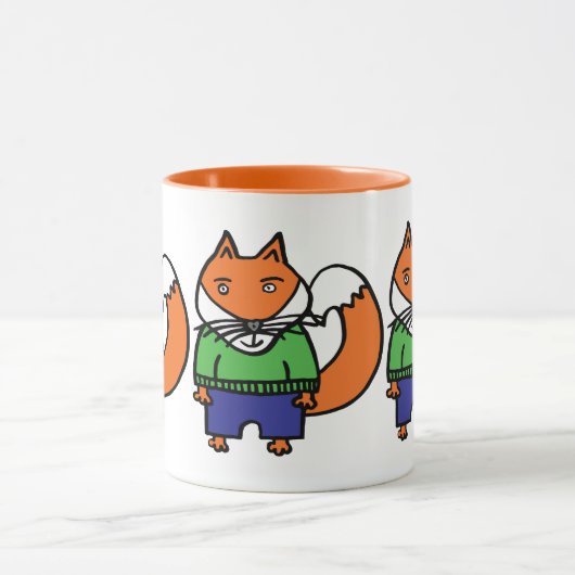 Felix der Fuchs Tasse (Zentrum)