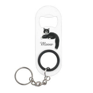 Felix der Smokings-Katzen-Flaschen-Öffner Schlüsselbund Flaschenöffner