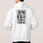 Felix die Katze Hoodie (Rückseite)