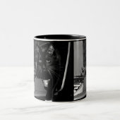 Felix die Katze Zweifarbige Tasse (Mittel)