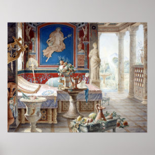 Félix Duban Architektur Fantasy Poster